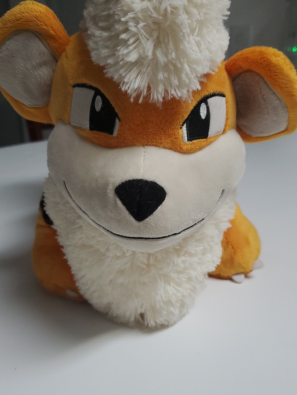 Pokemon Plush Growlithe in Orange and Cream